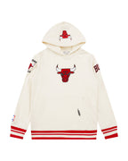 NBA PHILADELPHIA 76ERS NEUTRAL CROPPED WOMEN'S PO HOODIE (DARK TAUPE)