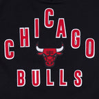 NBA CHICAGO BULLS ON TOP BIG BOY'S PULL OVER HOODIE (BLACK/RED/BLACK)