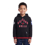 NBA CHICAGO BULLS ON TOP BIG BOY'S PULL OVER HOODIE (BLACK/RED/BLACK)