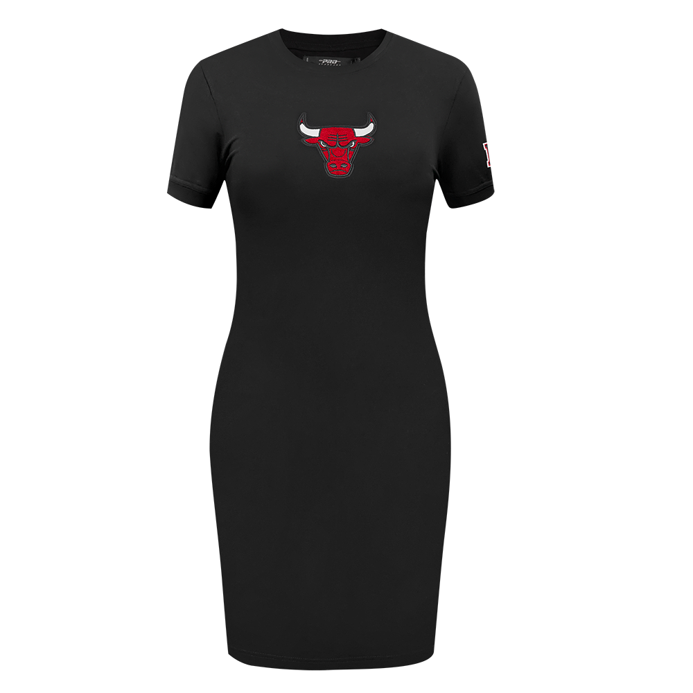 NBA CHICAGO BULLS CLASSIC ROBE MOULANTE POUR FEMME (NOIR)