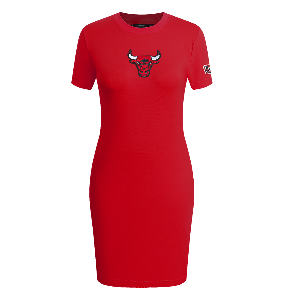 NBA CHICAGO BULLS CLASSIC ROBE MOULANTE POUR FEMME (ROUGE)