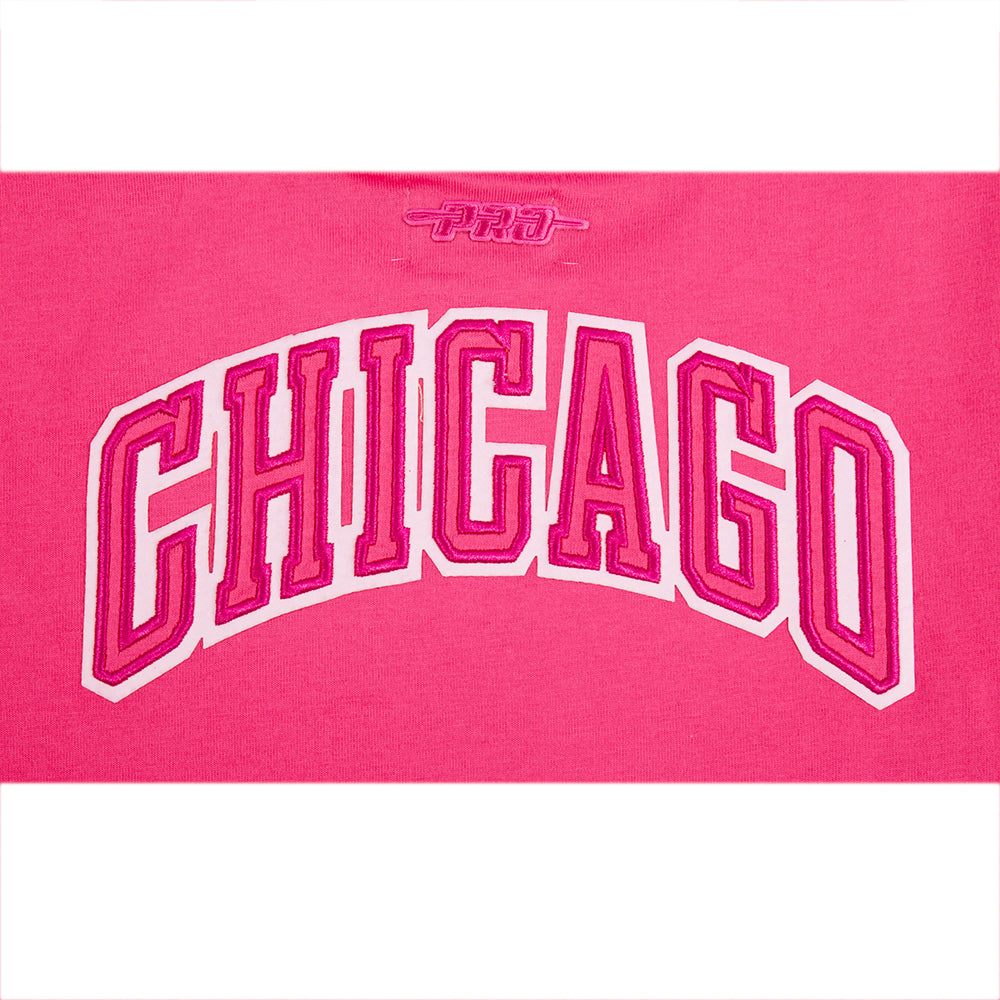 NBA CHICAGO BULLS TRIPLE PINK BIG GIRL'S TEE DRESS (BEETROOT PURPLE)