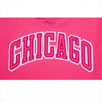 NBA CHICAGO BULLS TRIPLE PINK BIG GIRL'S TEE DRESS (BEETROOT PURPLE)