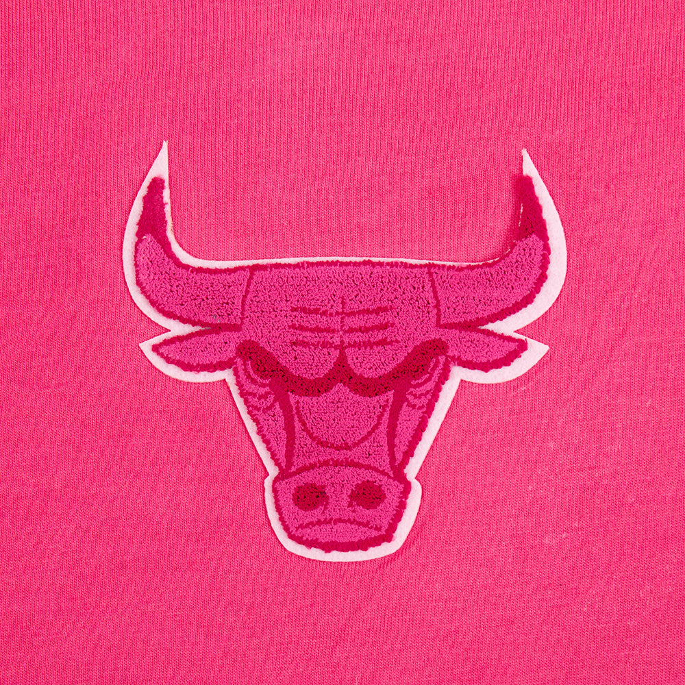 NBA CHICAGO BULLS TRIPLE PINK BIG GIRL'S TEE DRESS (BEETROOT PURPLE)