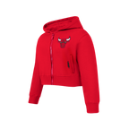 NBA CHICAGO BULLS CLASSIC BIG GIRL'S FLC FZ HOODIE (RED)