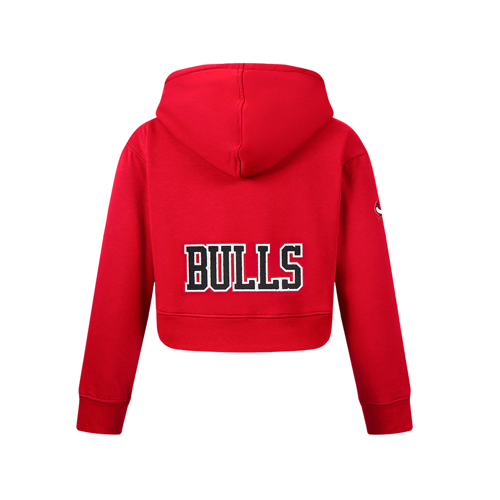 NBA CHICAGO BULLS CLASSIC BIG GIRL'S FLC FZ HOODIE (RED)