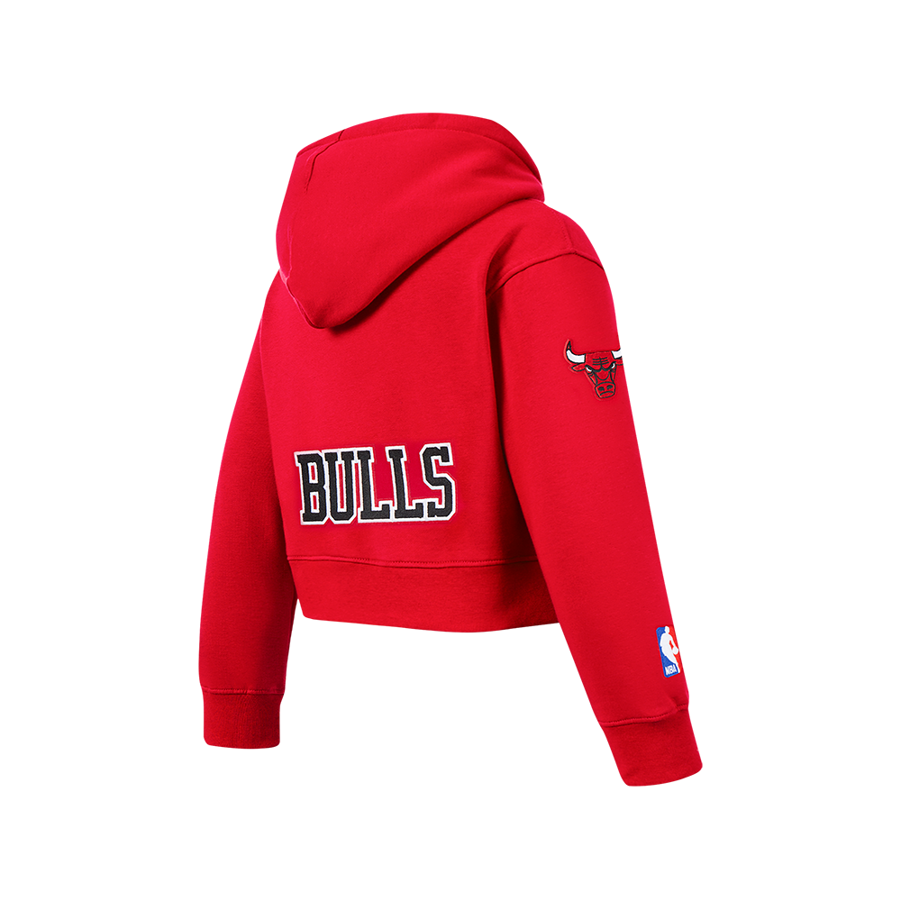 NBA CHICAGO BULLS CLASSIC BIG GIRL'S FLC FZ HOODIE (RED)