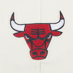 NBA CHICAGO BULLS RETRO CLASSIC CHANDAIL À CAPUCHON EN MOLLETON CÔTELÉ POUR FILLE JUNIOR (COQUILLE D'ŒUF/ROUGE)
