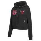 NBA CHICAGO BULLS BEST OF WOMEN'S FLC FZ HOODIE (BLACK)
