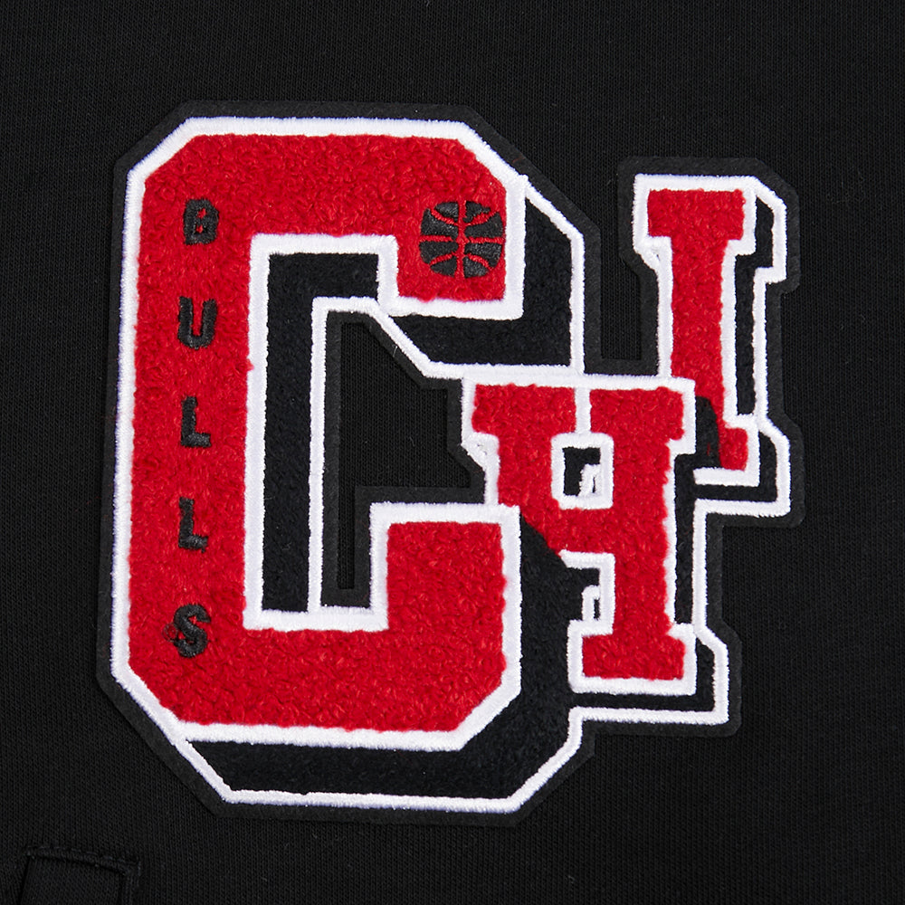 NBA CHICAGO BULLS BEST OF WOMEN'S FLC FZ HOODIE (BLACK)