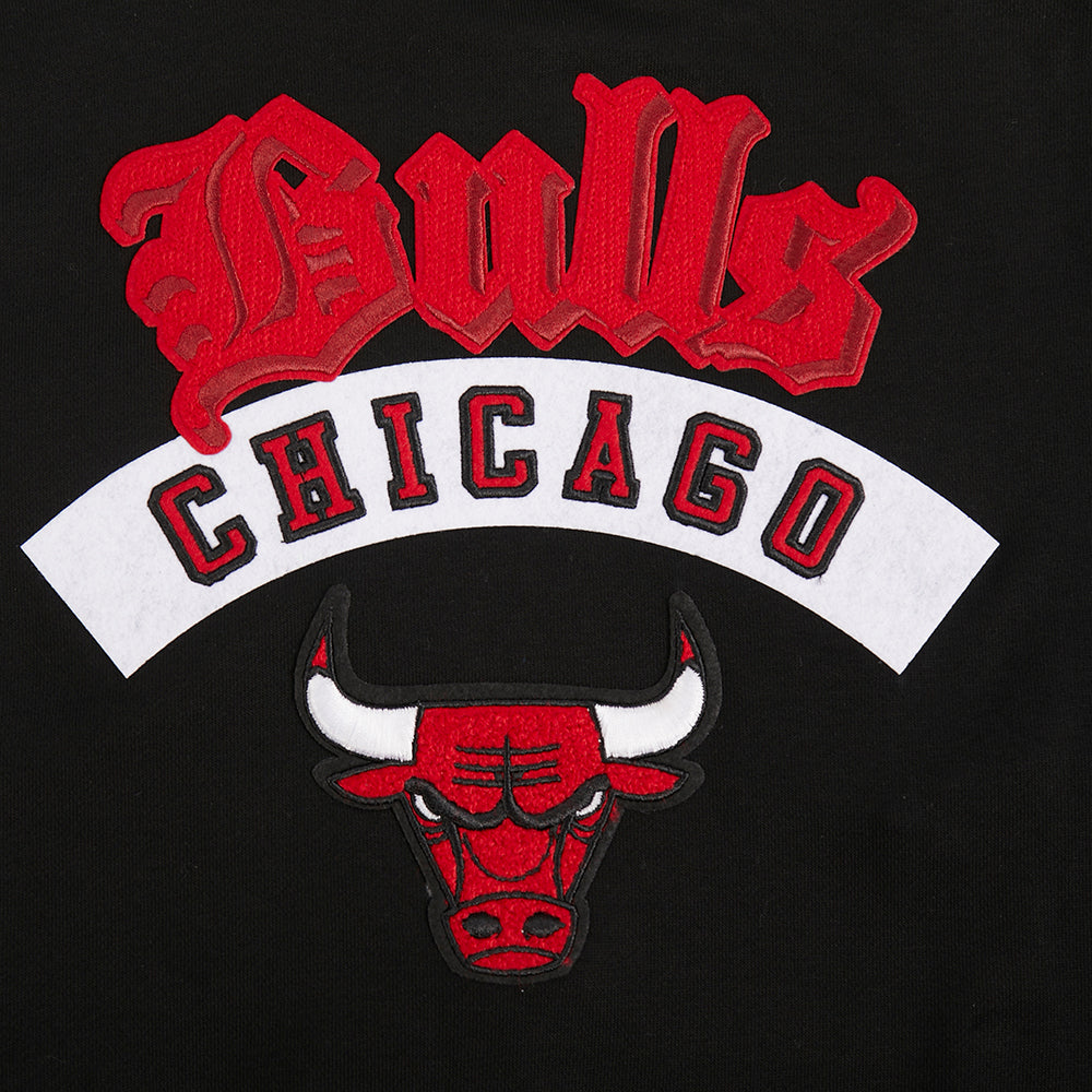NBA CHICAGO BULLS BEST OF WOMEN'S FLC FZ HOODIE (BLACK)