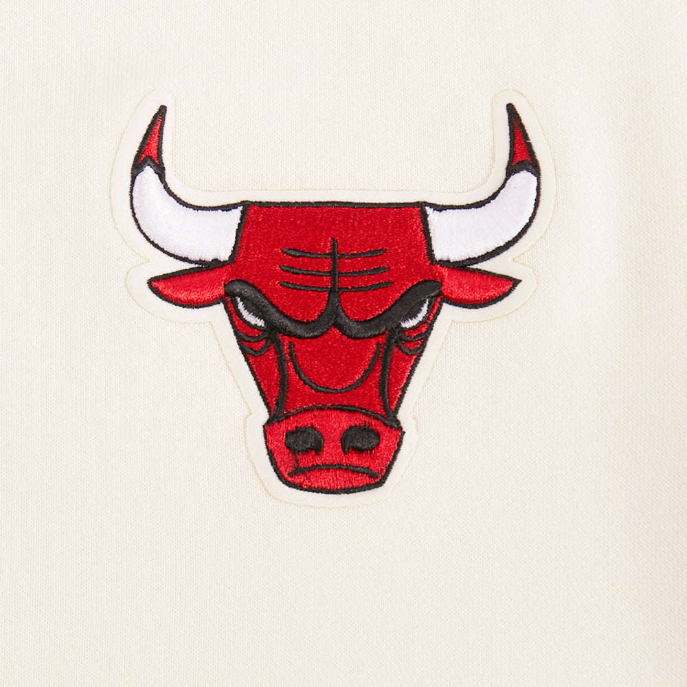NBA CHICAGO BULLS BEST OF CHANDAIL À CAPUCHON EN MOLLETON À GLISSIÈRE POUR FEMME (COQUILLE D'ŒUF)