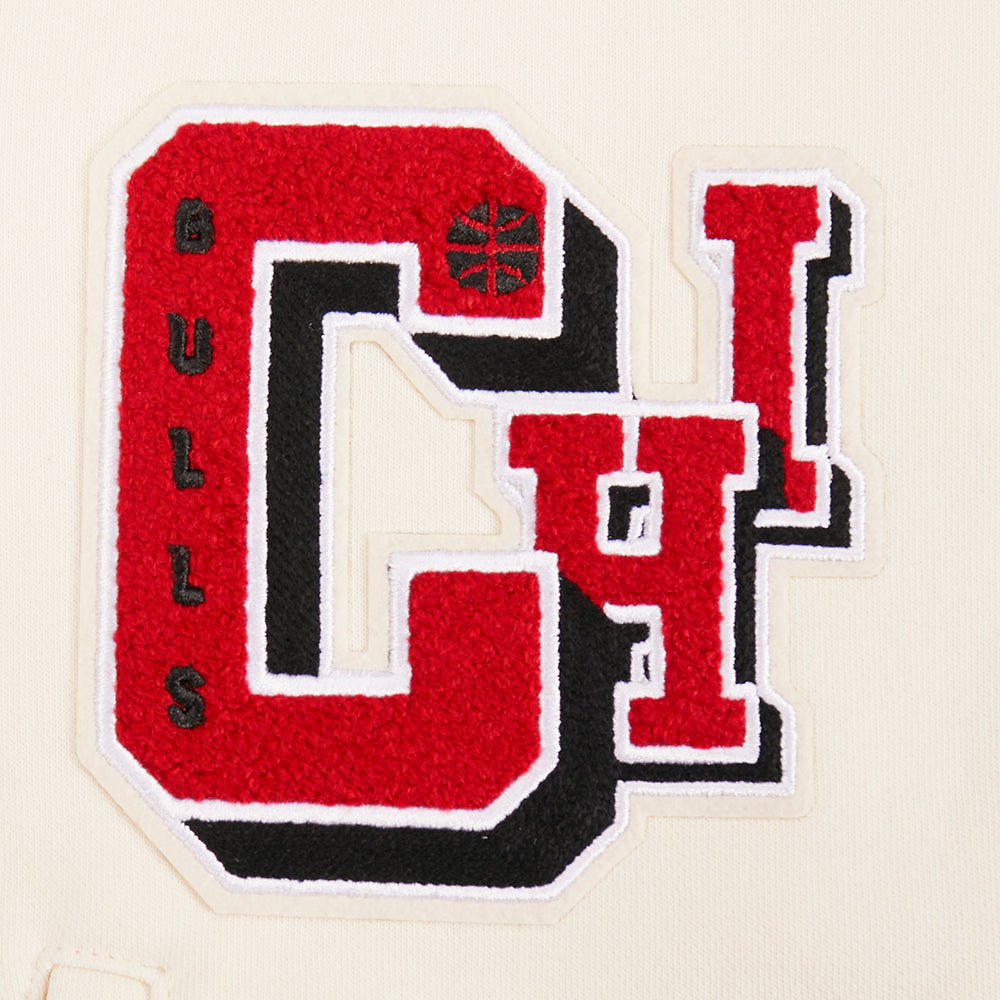 NBA CHICAGO BULLS BEST OF CHANDAIL À CAPUCHON EN MOLLETON À GLISSIÈRE POUR FEMME (COQUILLE D'ŒUF)