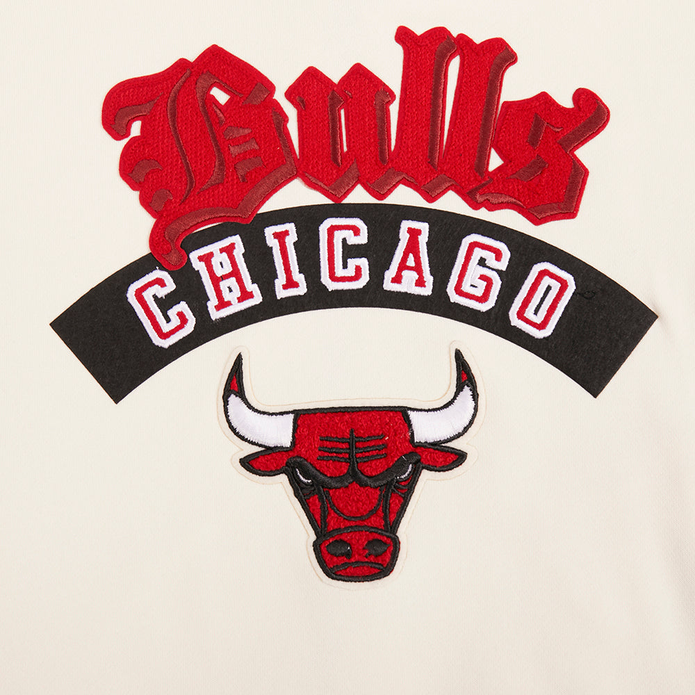 NBA CHICAGO BULLS BEST OF CHANDAIL À CAPUCHON EN MOLLETON À GLISSIÈRE POUR FEMME (COQUILLE D'ŒUF)
