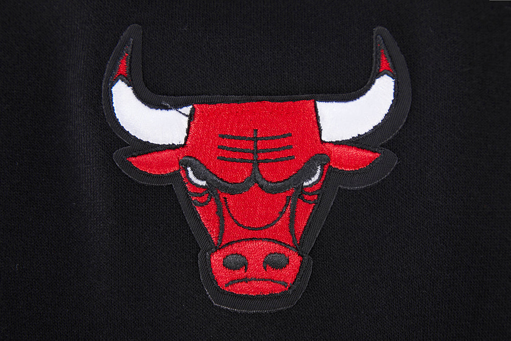 NBA CHICAGO BULLS CLASSIC WOMEN'S CREWNECK (BLACK)