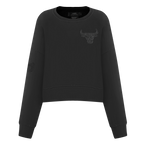 NBA CHICAGO BULLS NEUTRAL CHANDAIL À COL ROND POUR FEMME (NOIR)