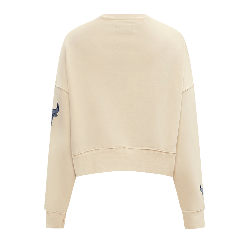 NBA CHICAGO BULLS VARSITY BLUES WOMEN'S CREWNECK (LINEN)
