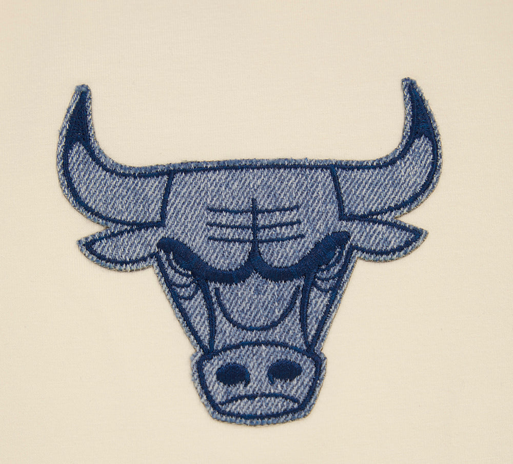 NBA CHICAGO BULLS VARSITY BLUES WOMEN'S CREWNECK (LINEN)