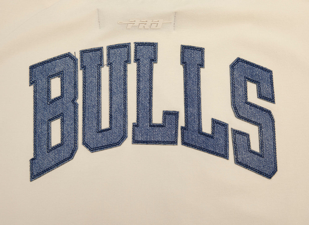 NBA CHICAGO BULLS VARSITY BLUES WOMEN'S CREWNECK (LINEN)