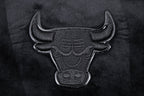NBA CHICAGO BULLS TRIPLE BLACK CHANDAIL À CAPUCHON EN VELOURS À GLISSIÈRE POUR FEMME (TRIPLE NOIR)