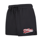 NBA CHICAGO BULLS SCRIPT TAIL WOMEN'S MESH SHORT (BLACK)