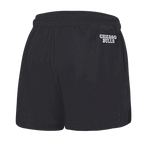 NBA CHICAGO BULLS SCRIPT TAIL WOMEN'S MESH SHORT (BLACK)
