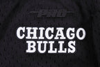 NBA CHICAGO BULLS SCRIPT TAIL WOMEN'S MESH SHORT (BLACK)