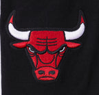 NBA CHICAGO BULLS SCRIPT TAIL WOMEN'S HIGH WAIST JERSEY LEGGING (BLACK)