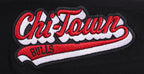 NBA CHICAGO BULLS SCRIPT TAIL WOMEN'S HIGH WAIST JERSEY LEGGING (BLACK)