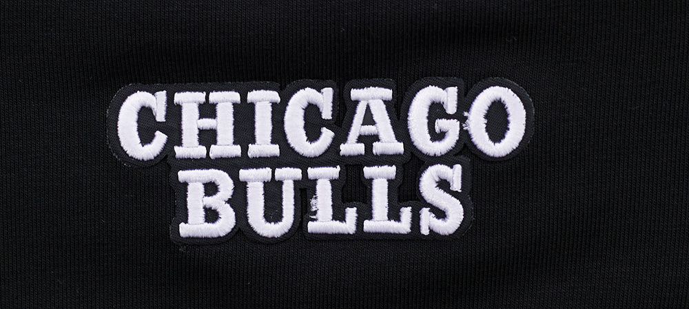 NBA CHICAGO BULLS SCRIPT TAIL WOMEN'S HIGH WAIST JERSEY LEGGING (BLACK)