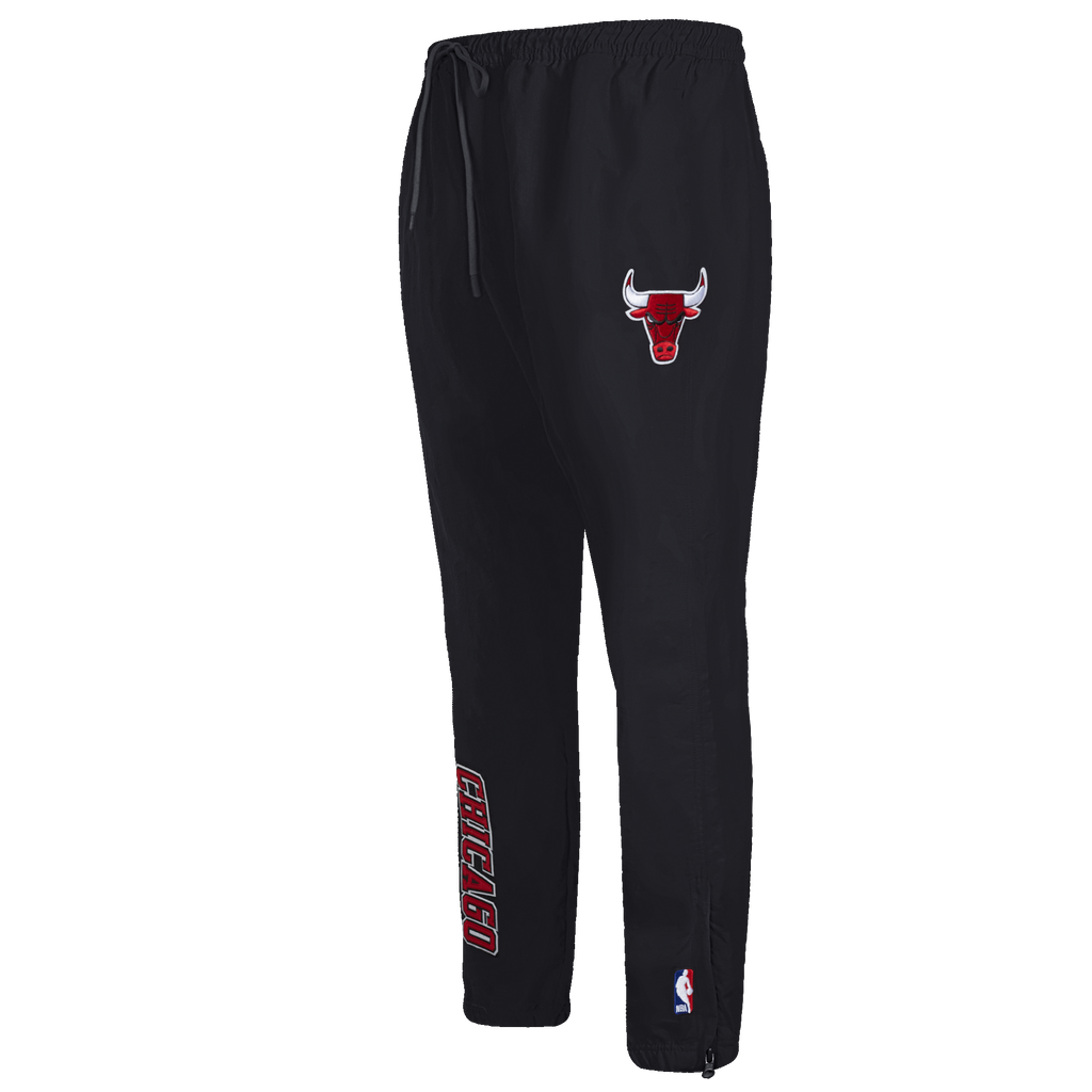 NBA CHICAGO BULLS CLASSIC WOMEN'S WIND WOVEN PANT (BLACK)