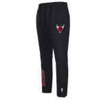 NBA CHICAGO BULLS CLASSIC WOMEN'S WIND WOVEN PANT (BLACK)