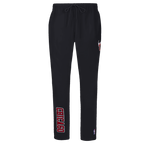 NBA CHICAGO BULLS CLASSIC WOMEN'S WIND WOVEN PANT (BLACK)
