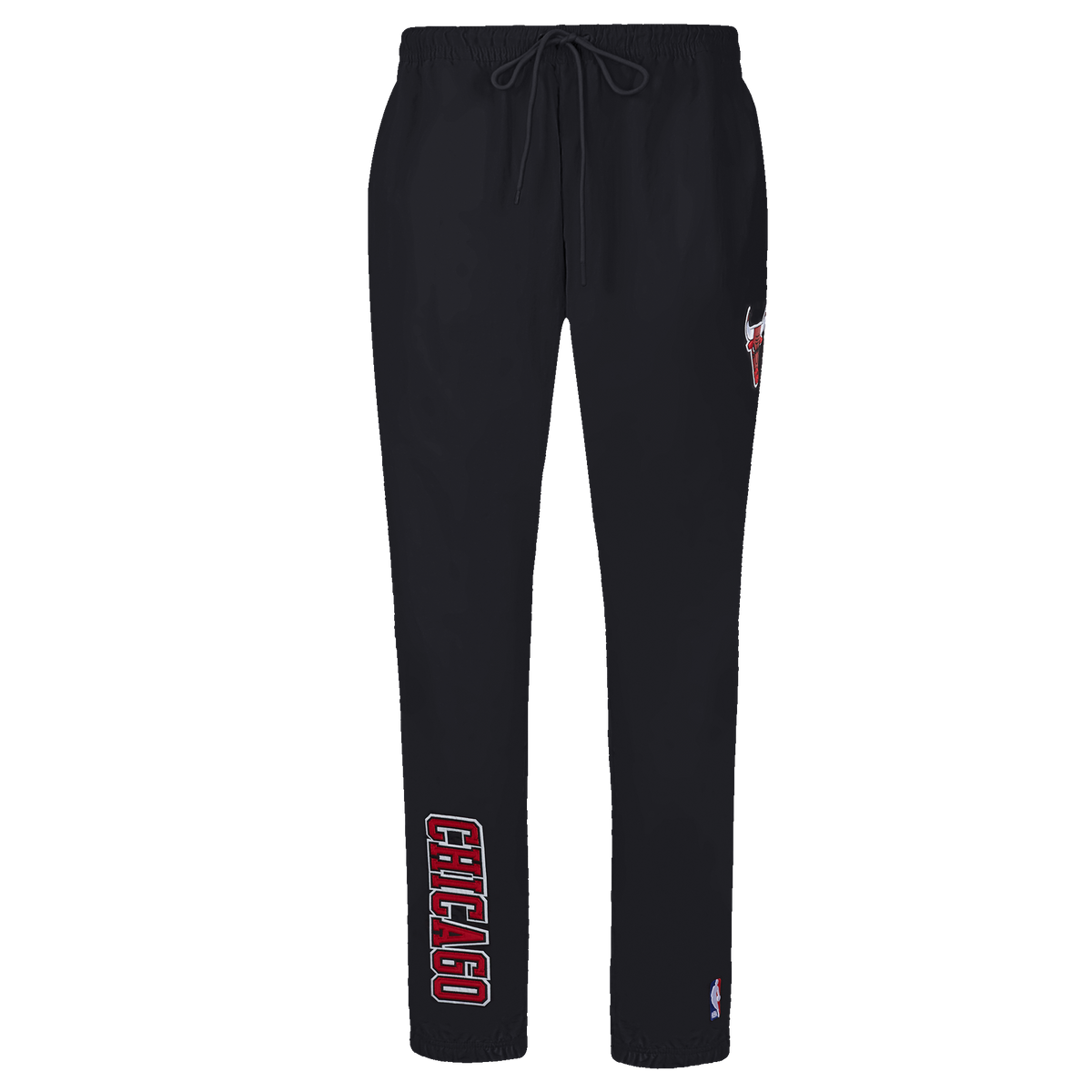 NBA CHICAGO BULLS CLASSIC WOMEN'S WIND WOVEN PANT (BLACK)