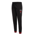NBA CHICAGO BULLS RETRO CLASSIC PANTALON OUATÉ POUR FEMME (NOIR/ROUGE)