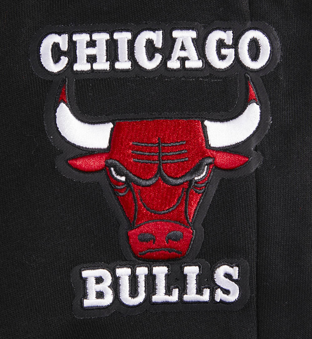 NBA CHICAGO BULLS RETRO CLASSIC PANTALON OUATÉ POUR FEMME (NOIR/ROUGE)