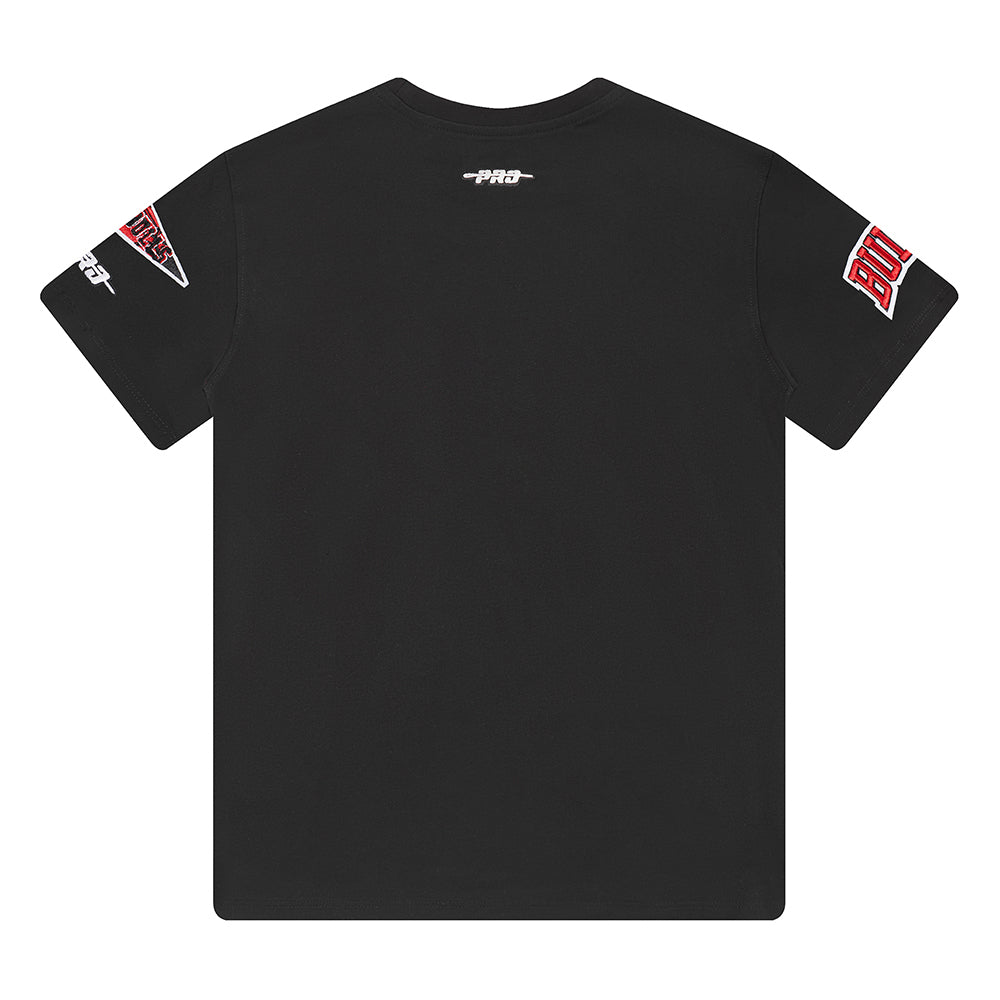 NBA CHICAGO BULLS RETRO CLASSIC LITTLE BOY'S SHORT SLEEVE TEE (BLACK)