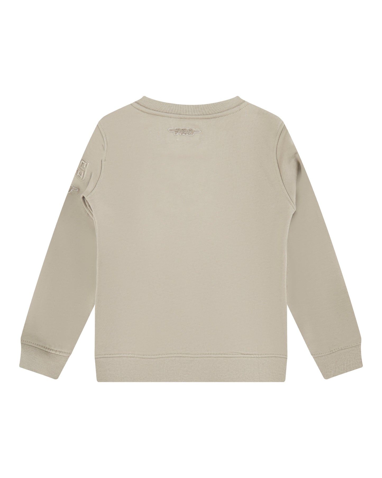 NBA CHICAGO BULLS NEUTRAL LITTLE BOYS FLEECE CREWNECK (TAUPE)