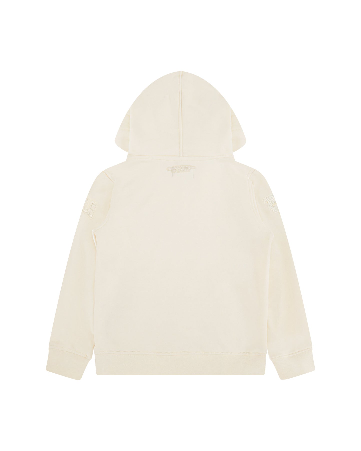 NBA CHICAGO BULLS NEUTRAL LITTLE BOYS FLEECE PULLOVER HOODIE (EGGSHELL)