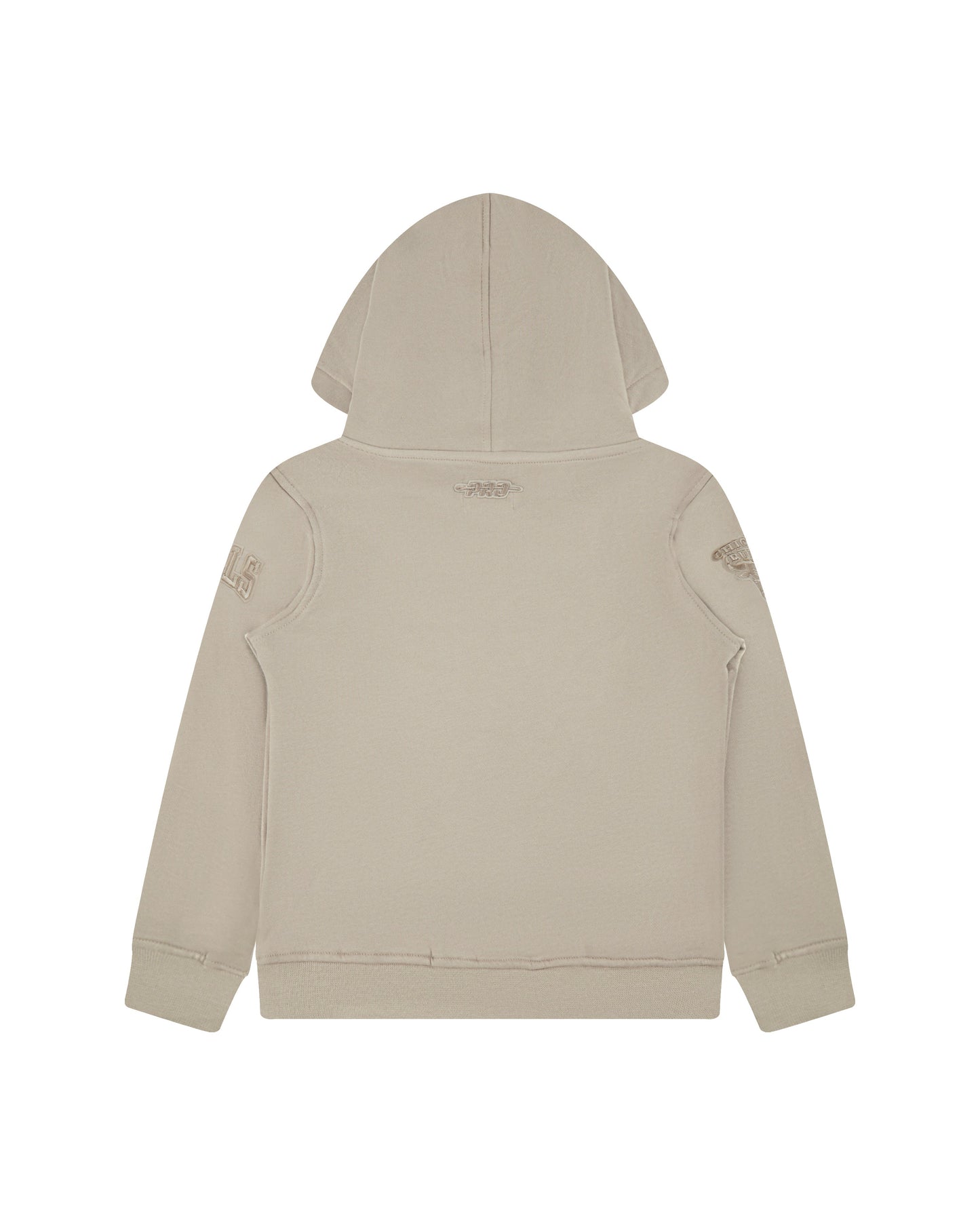NBA CHICAGO BULLS NEUTRAL LITTLE BOYS FLEECE PULLOVER HOODIE (TAUPE)