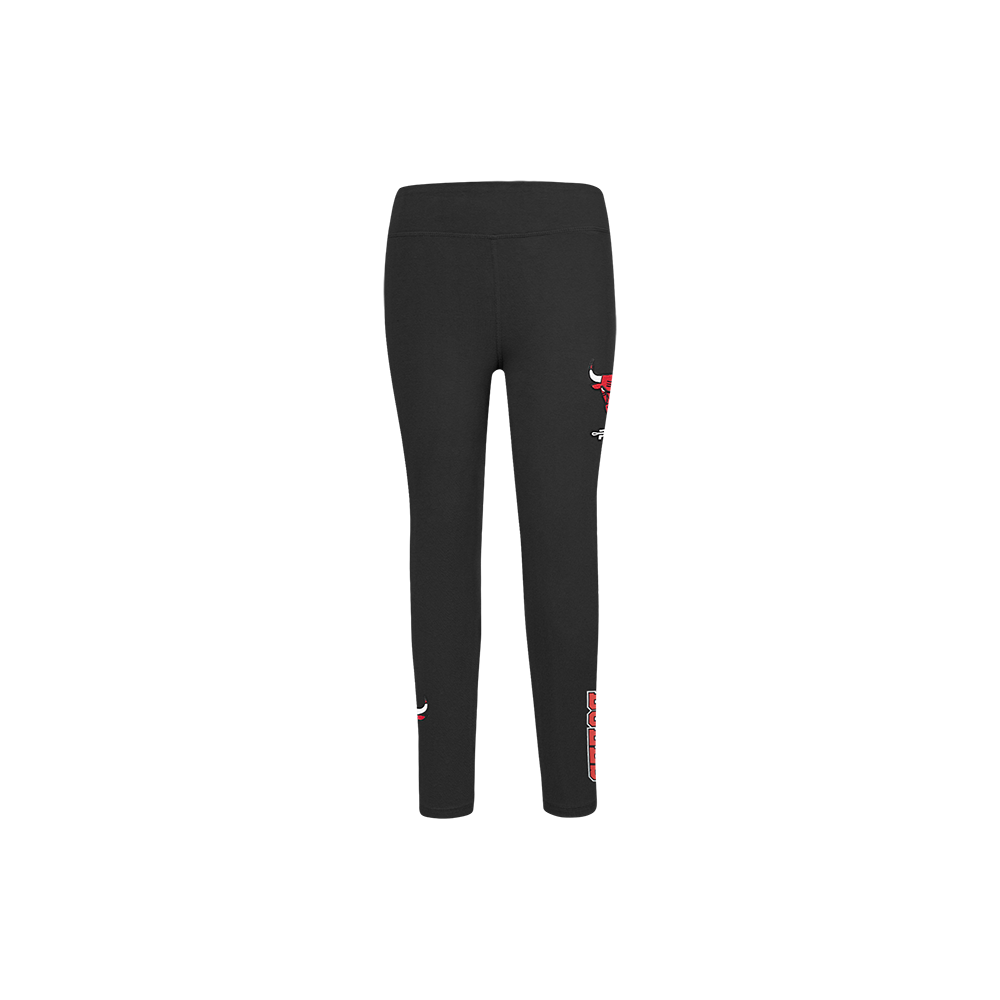 NBA CHICAGO BULLS CLASSIC LITTLE GIRL'S LEGGING (BLACK)