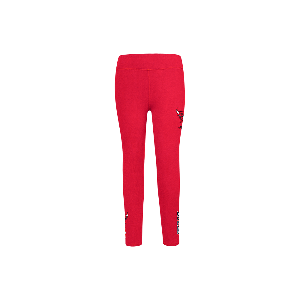 NBA CHICAGO BULLS CLASSIC LITTLE GIRL'S LEGGING (RED)