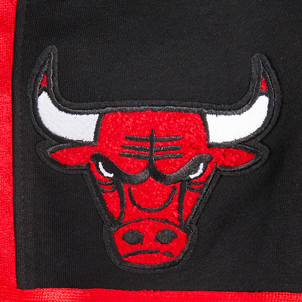 NBA CHICAGO BULLS RETRO CLASSIC TODDLER BOYS FLEECE 2.0 SHORT (BLACK/RED)
