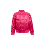 NBA CHICAGO BULLS BLOUSON TRIPLE ROSE EN SATIN POUR FILLE BAMBIN (VIOLET BETTERAVE)