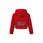 NBA CHICAGO BULLS CLASSIC CHANDAIL À CAPUCHON EN MOLLETON À GLISSIÈRE POUR FILLE BAMBIN (ROUGE)