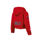 NBA CHICAGO BULLS CLASSIC CHANDAIL À CAPUCHON EN MOLLETON À GLISSIÈRE POUR FILLE BAMBIN (ROUGE)