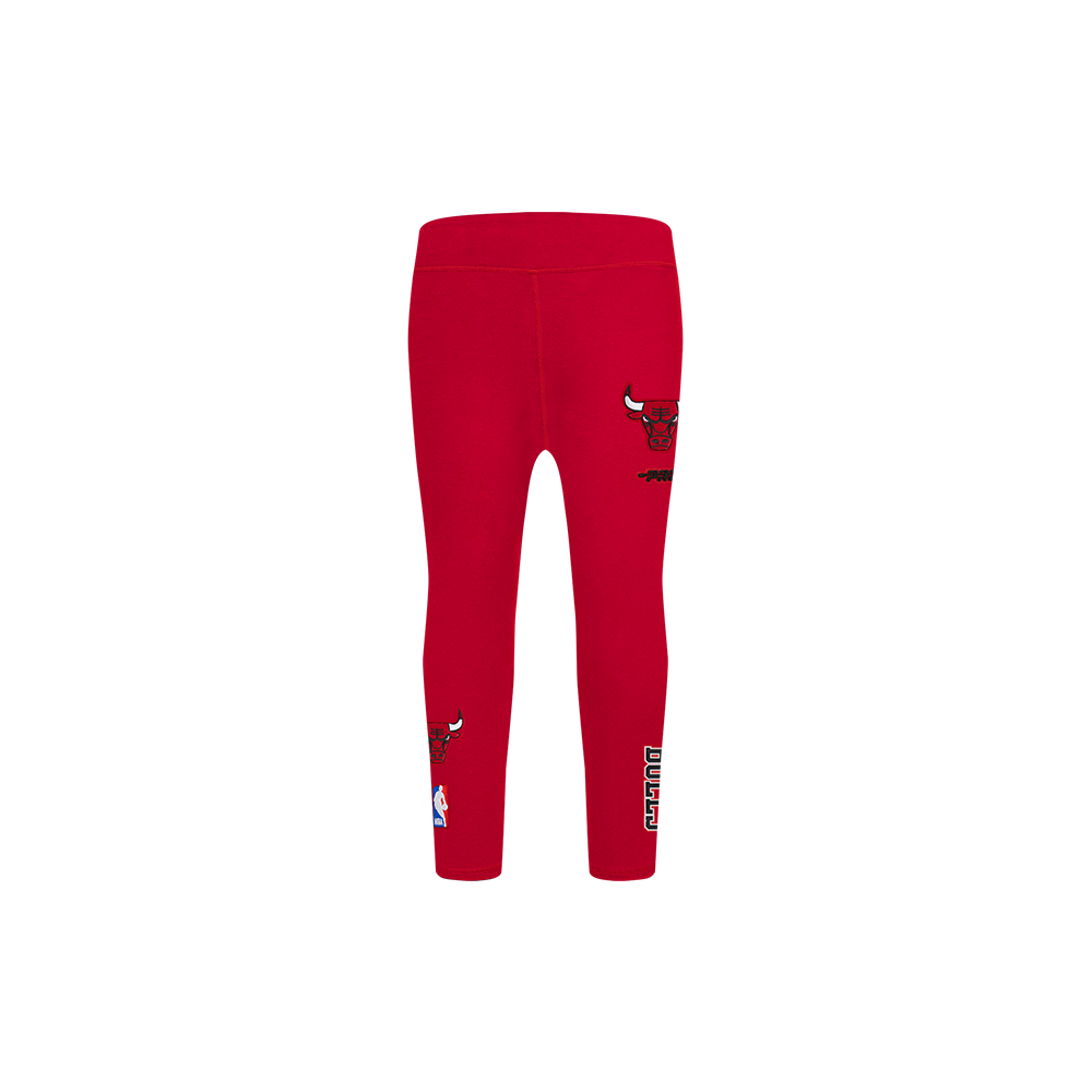 NBA CHICAGO BULLS CLASSIC TODDLER GIRLS LEGGING (RED)