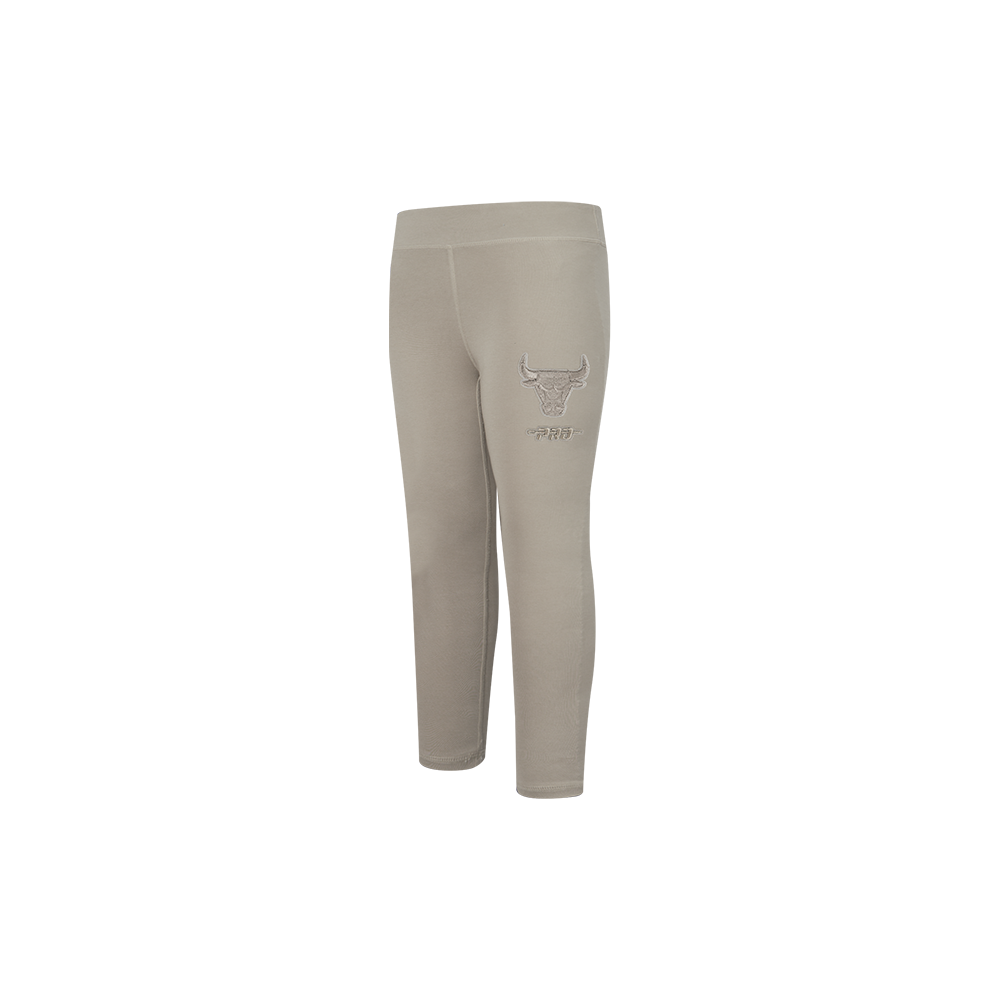NBA CHICAGO BULLS NEUTRAL TODDLER GIRL'S LEGGING (TAUPE)