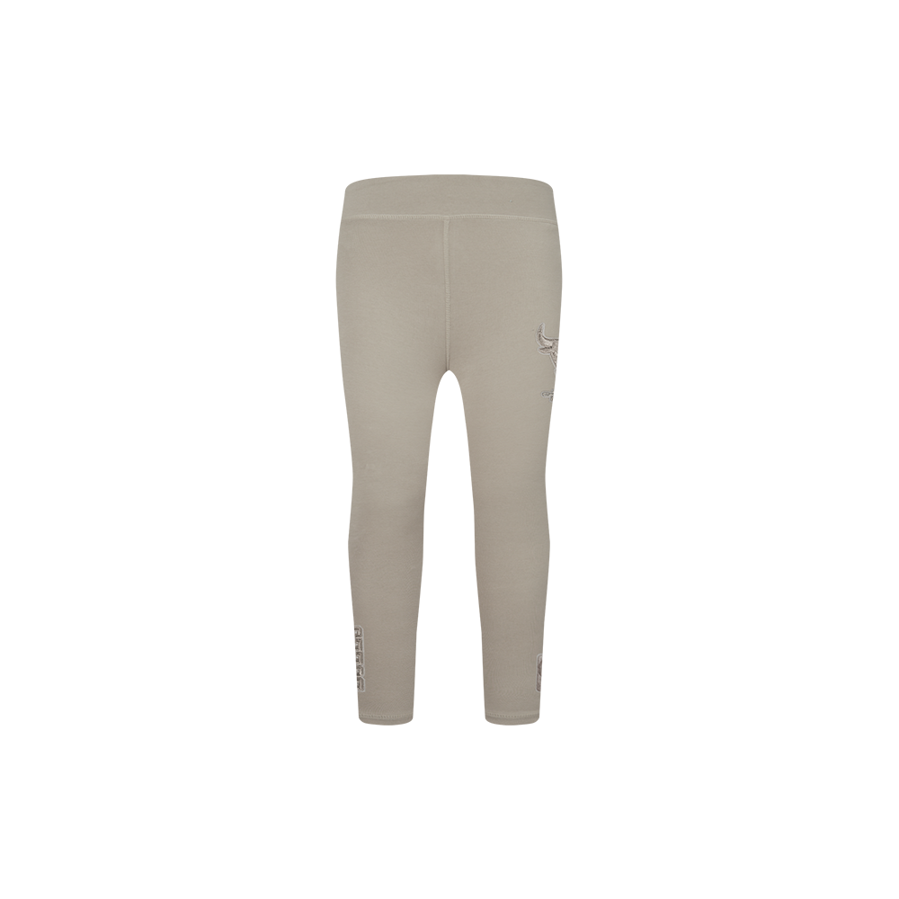 NBA CHICAGO BULLS NEUTRAL TODDLER GIRL'S LEGGING (TAUPE)