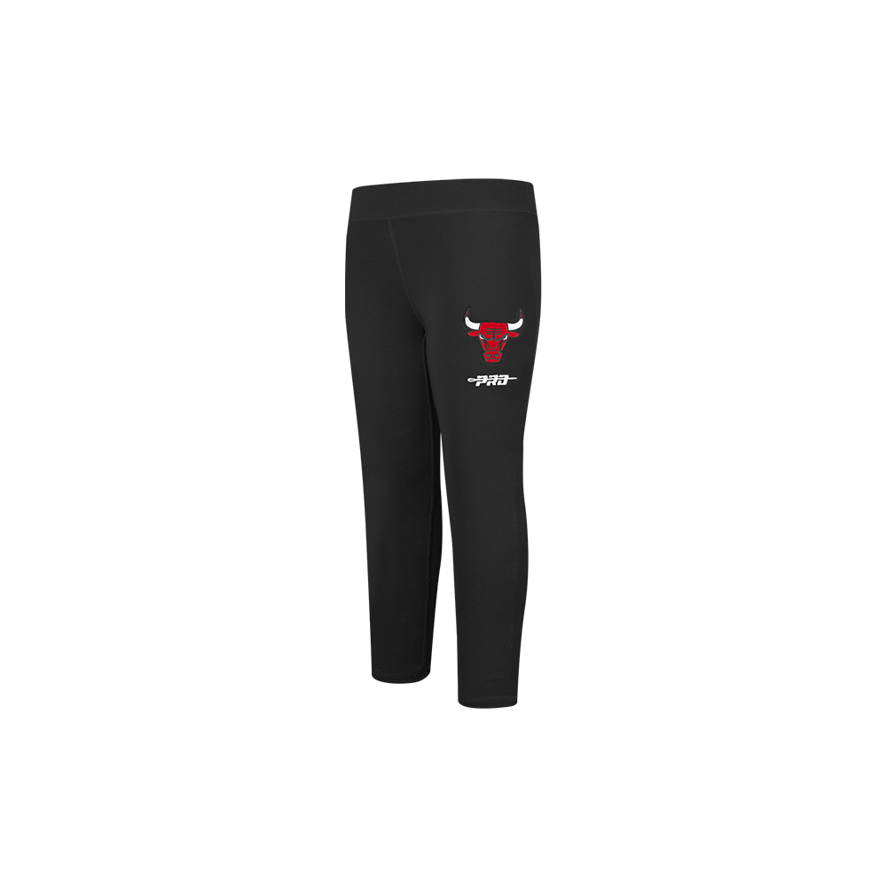 NBA CHICAGO BULLS RETRO CLASSIC TODDLER GIRL'S LEGGING (BLACK)